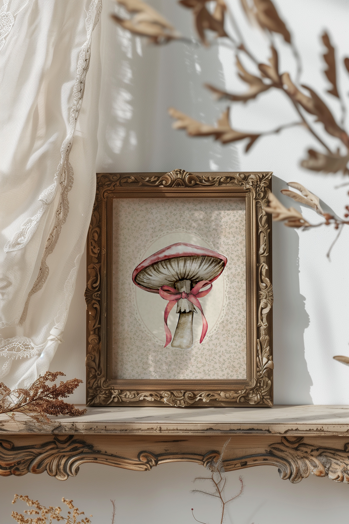 Scarlet Ribbon Mushroom | Gossamer Dreams