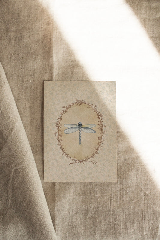 French Blue Dragonfly | Tapestry of Tales