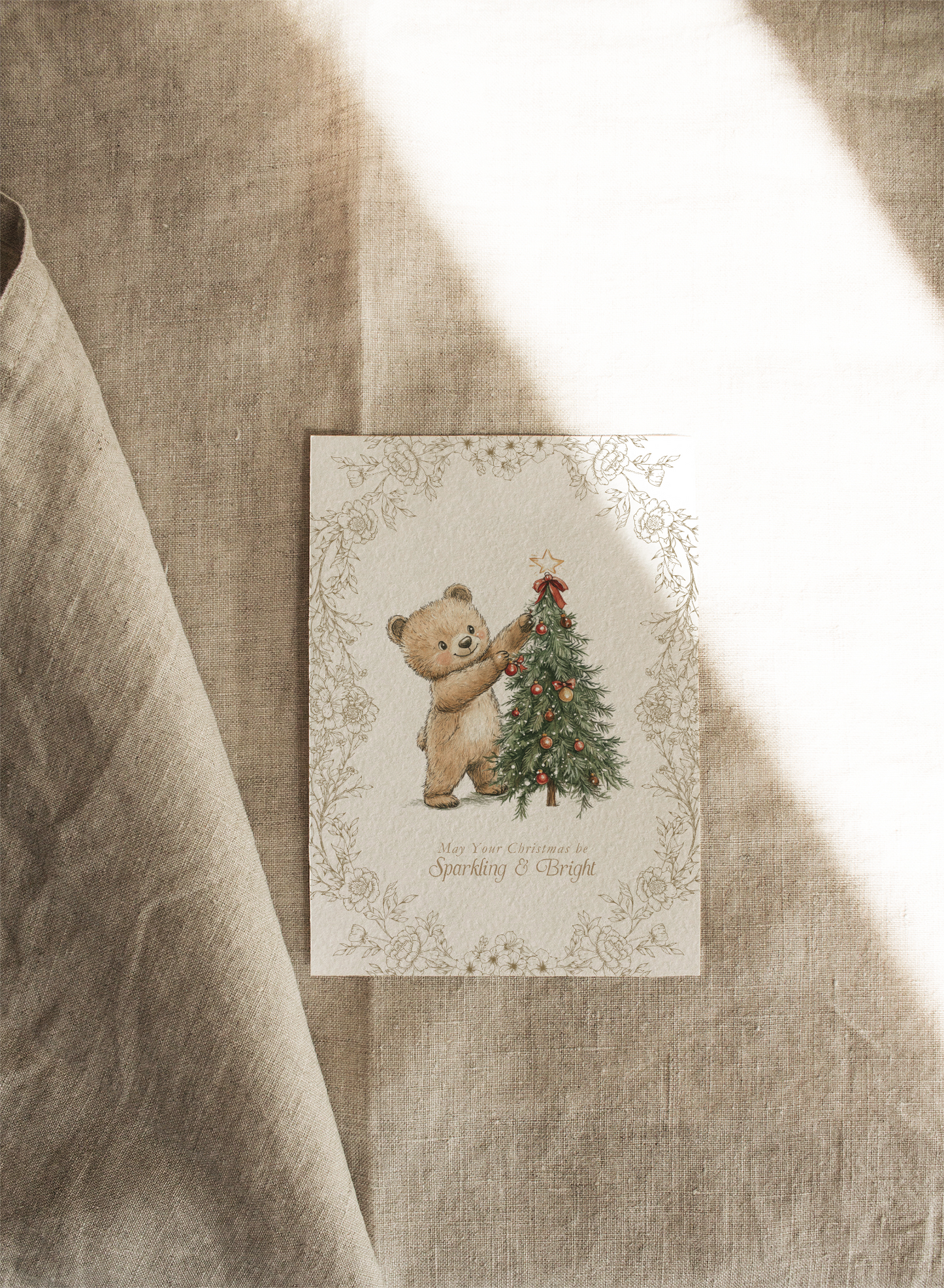 Bear’s Beautiful Tree | Classic Christmas Tales | Artisan Christmas Card