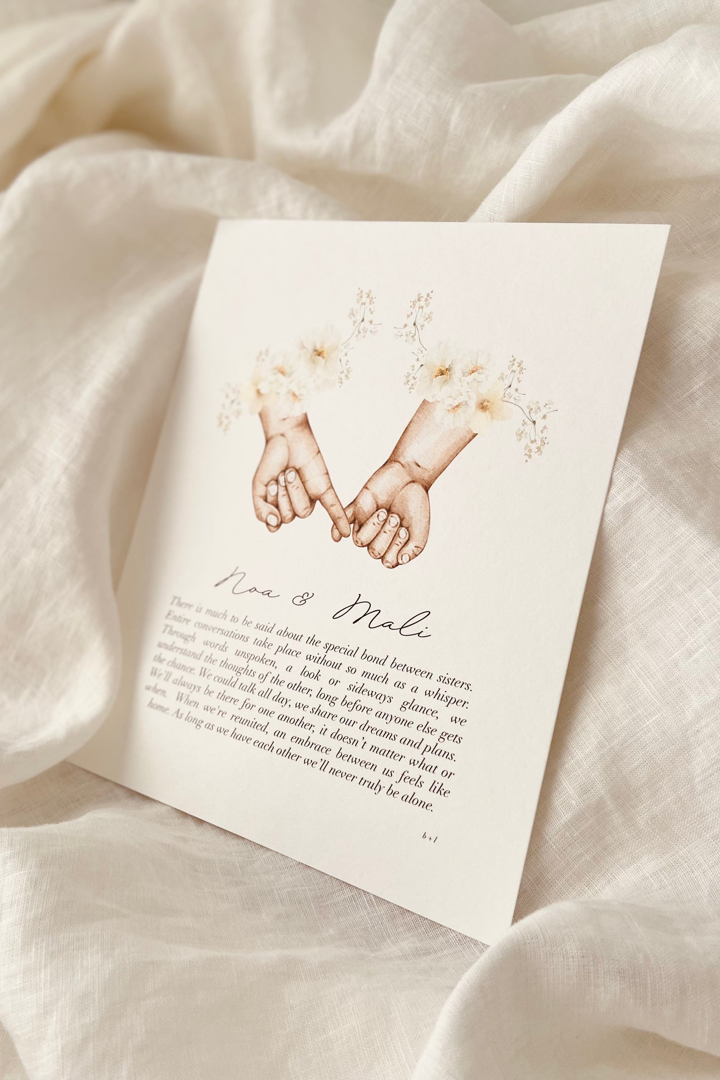 Sisters: Pinky Promise Custom Print