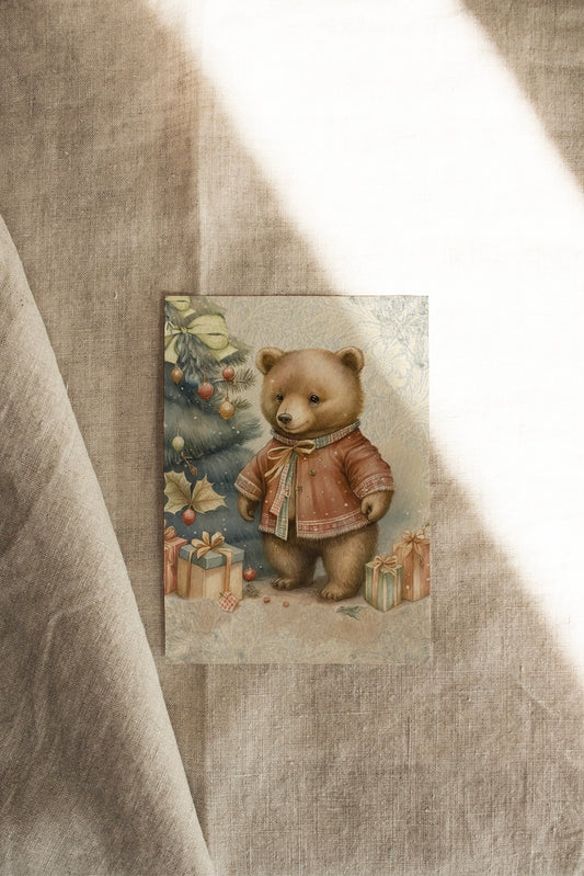 Berkley Bear | Classic Christmas Tales | Artisan Christmas Card