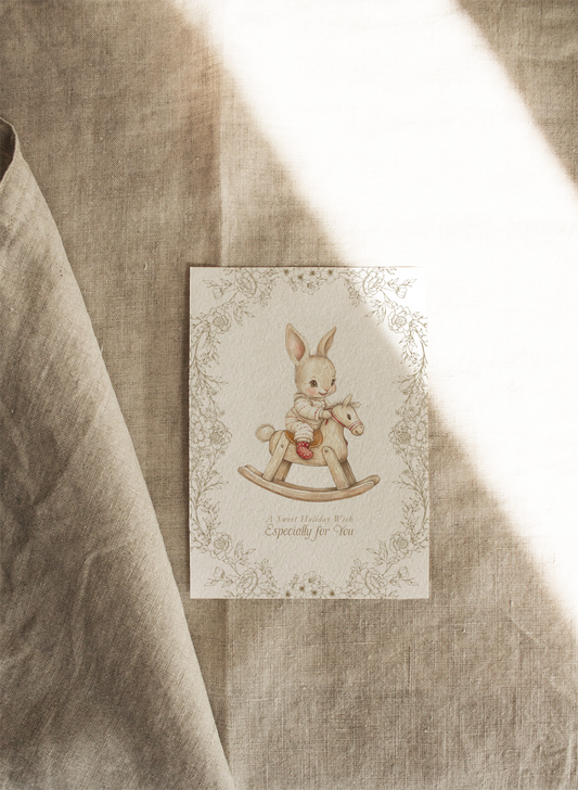 Emmett Baby Bunny | Classic Christmas Tales | Artisan Christmas Card