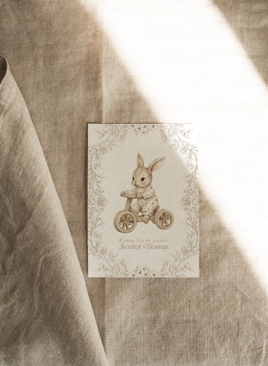 Evander Bunny | Classic Christmas Tales | Artisan Christmas Card