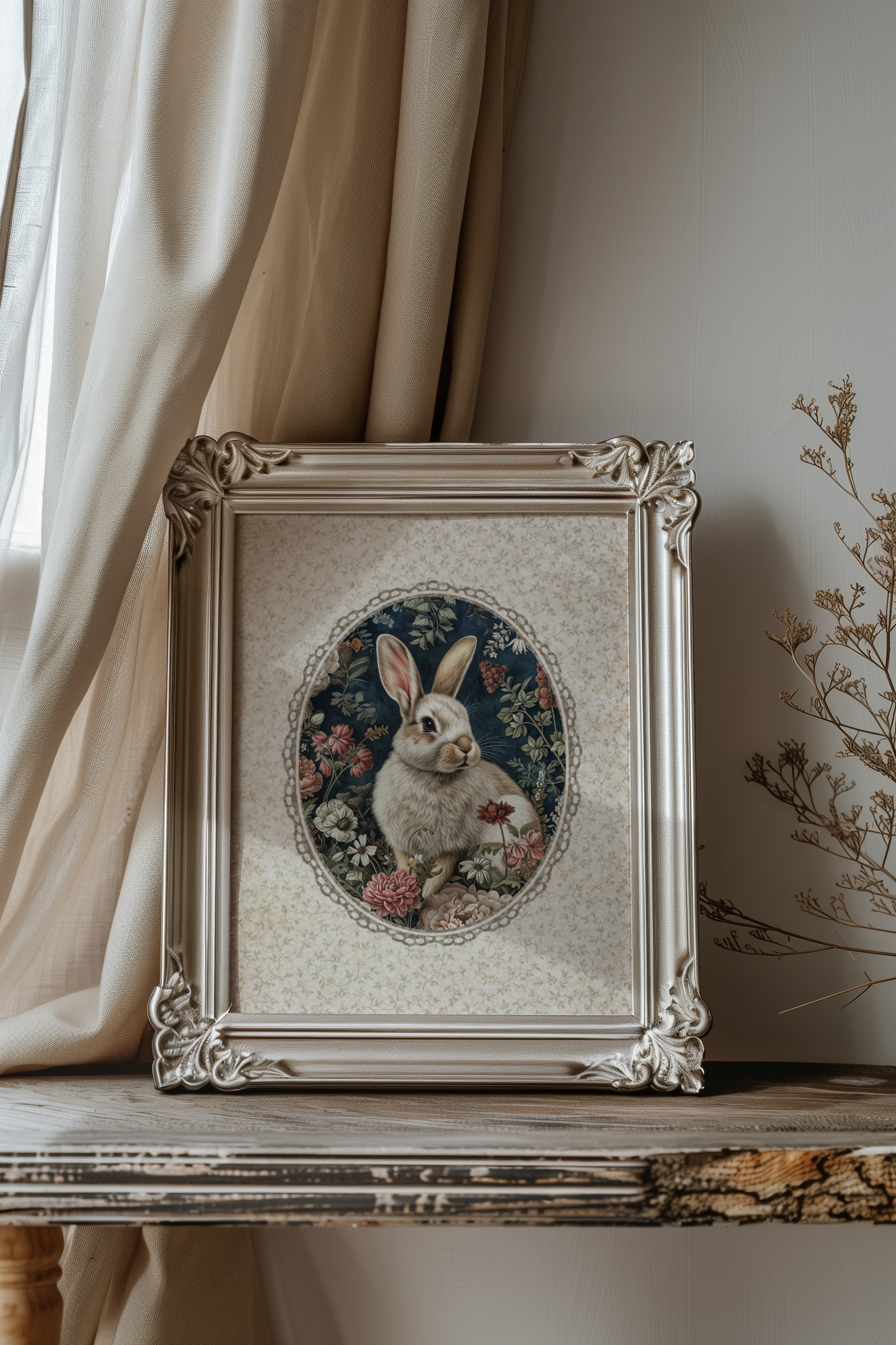 Rabbit’s Portrait | Antique Moss | Gossamer Dreams