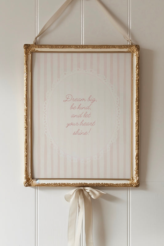 'Dream Big' Quote | 2 Colour Options | Petite Étoile