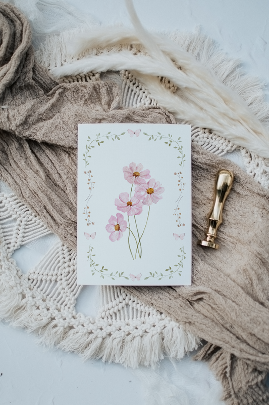 Pink Blossoms | Artisan Card