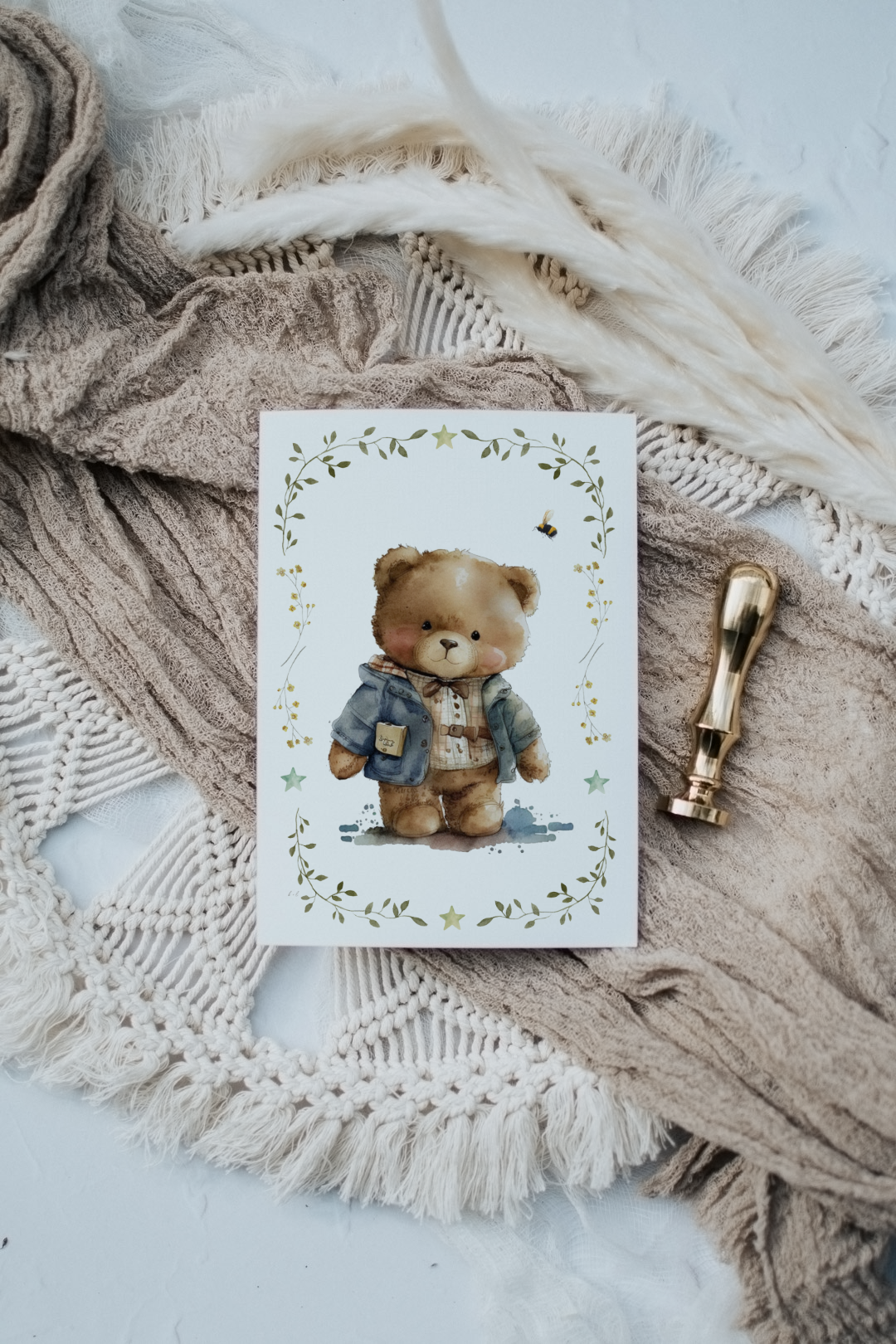 Teddy Bear #5 | Artisan Card