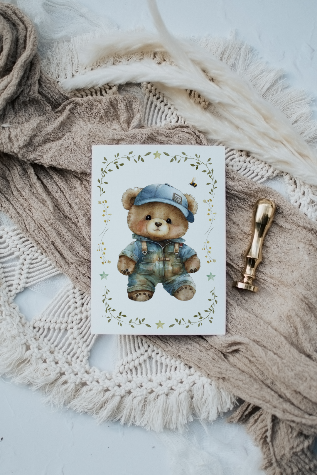 Teddy Bear #6 | Artisan Card