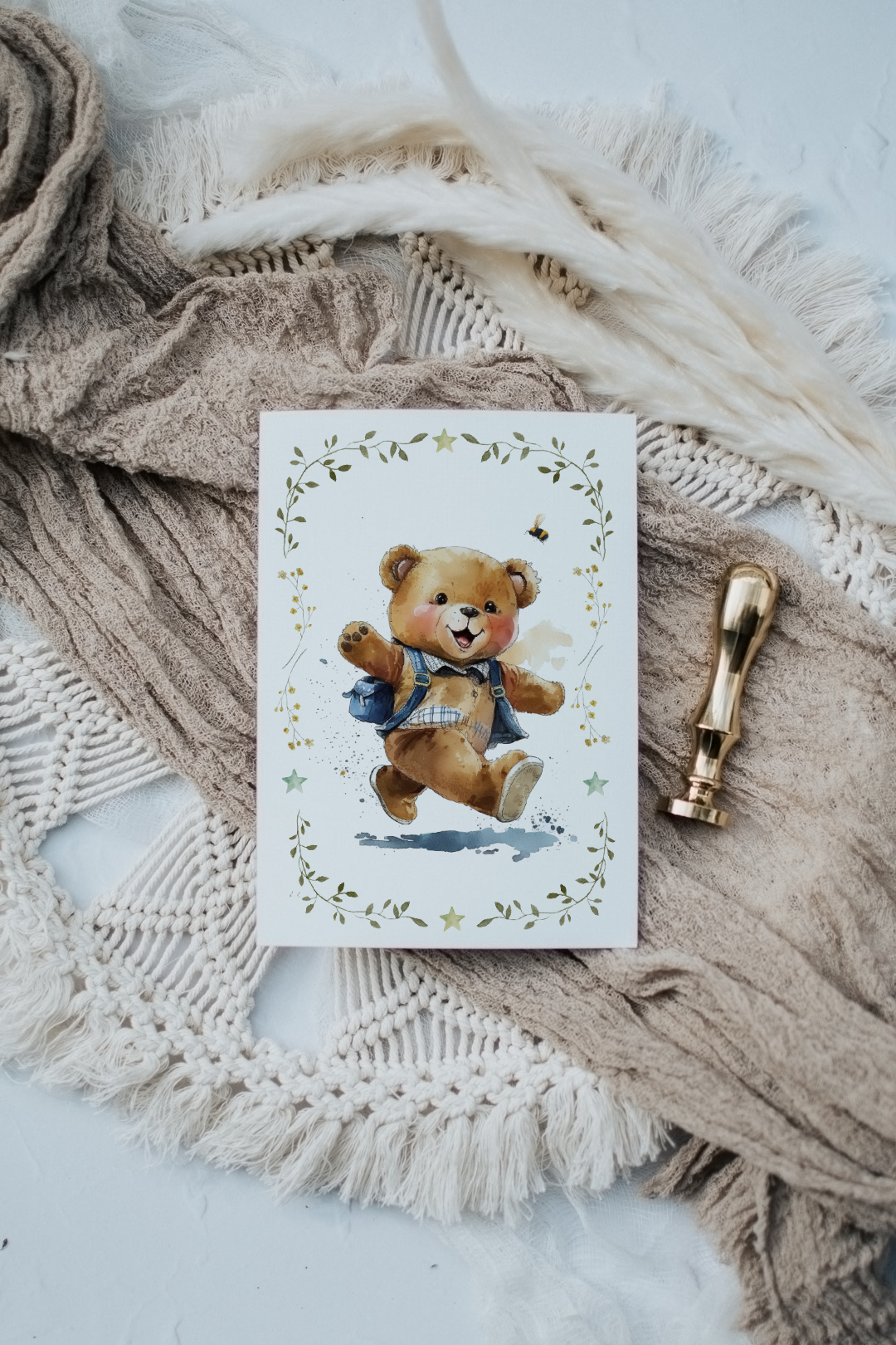 Teddy Bear #1 | Artisan Card