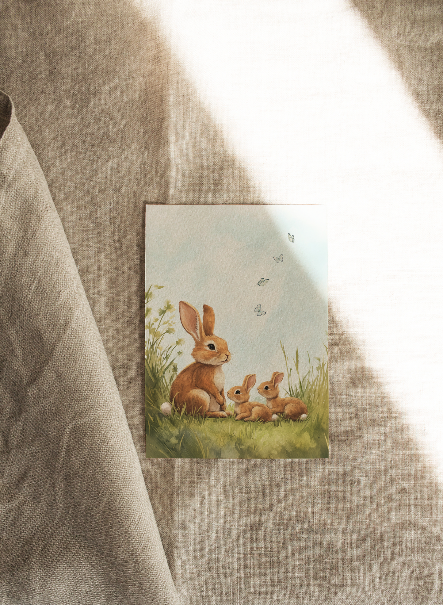 Bunny Family | Artisan Easter Cards