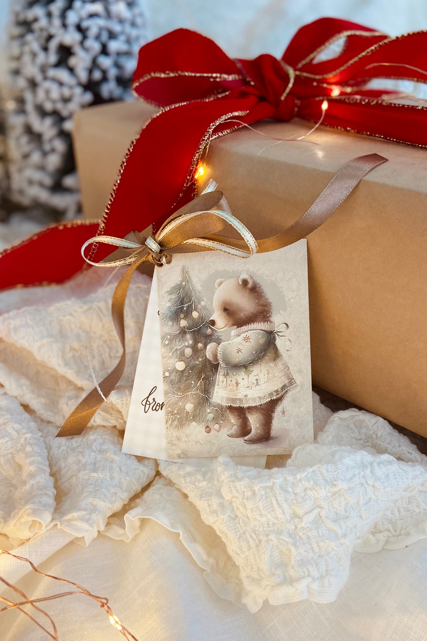 Gift Tags | Set of 4 | Classic Bears