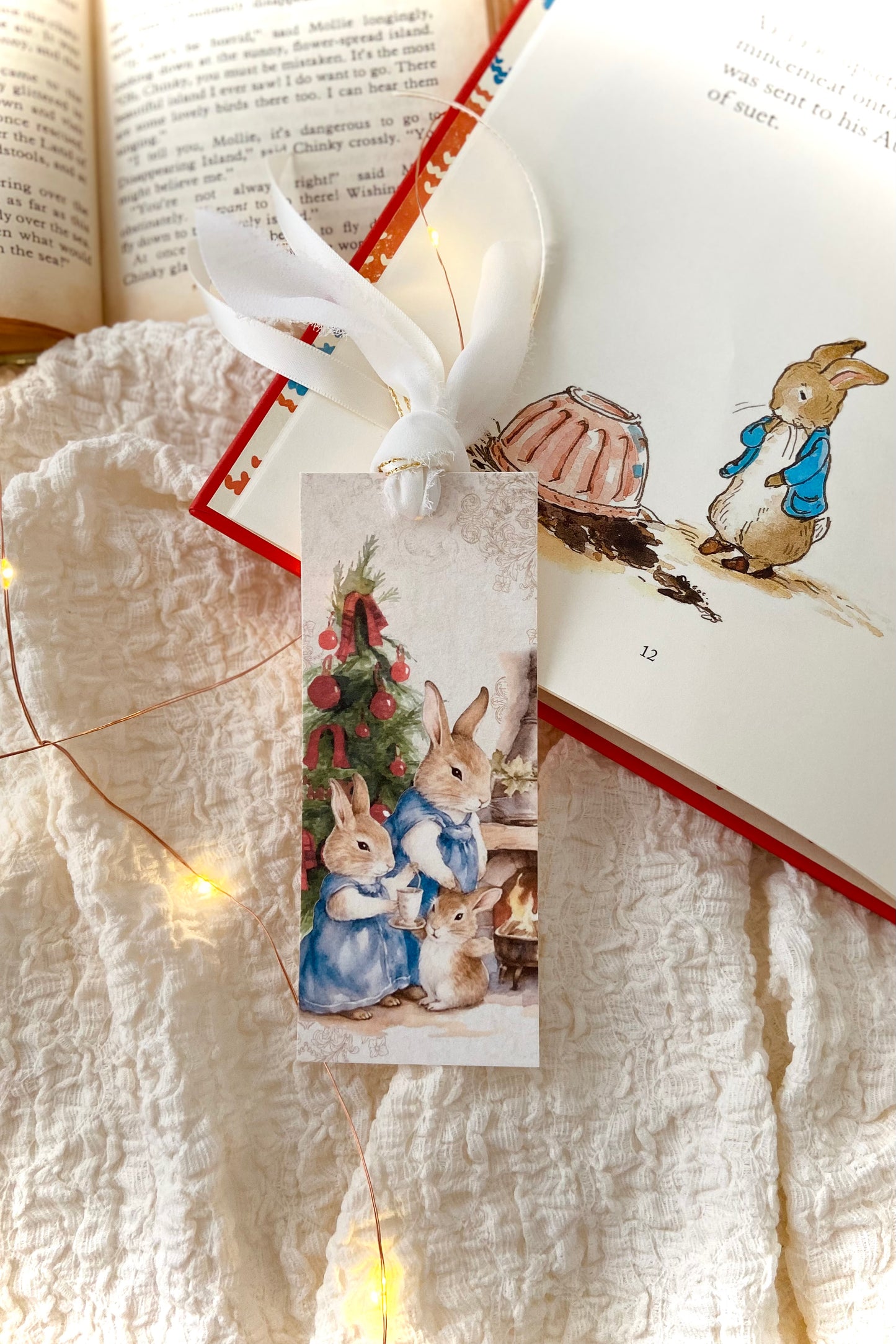 Sagebrush Bunny Family | Classic Christmas Tales | Bookmark