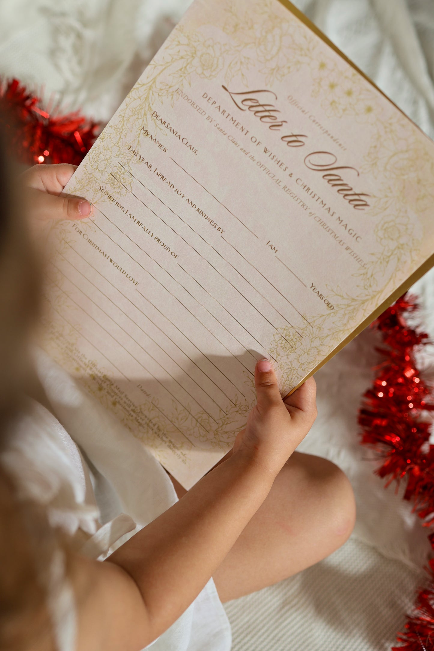 Write a Letter to Santa | Includes Envelope + Vintage Stamps