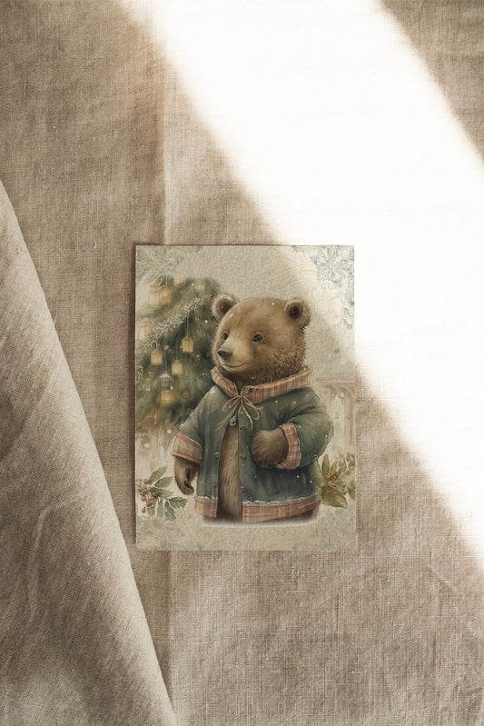 Hamish Bear | Classic Christmas Tales | Artisan Christmas Card