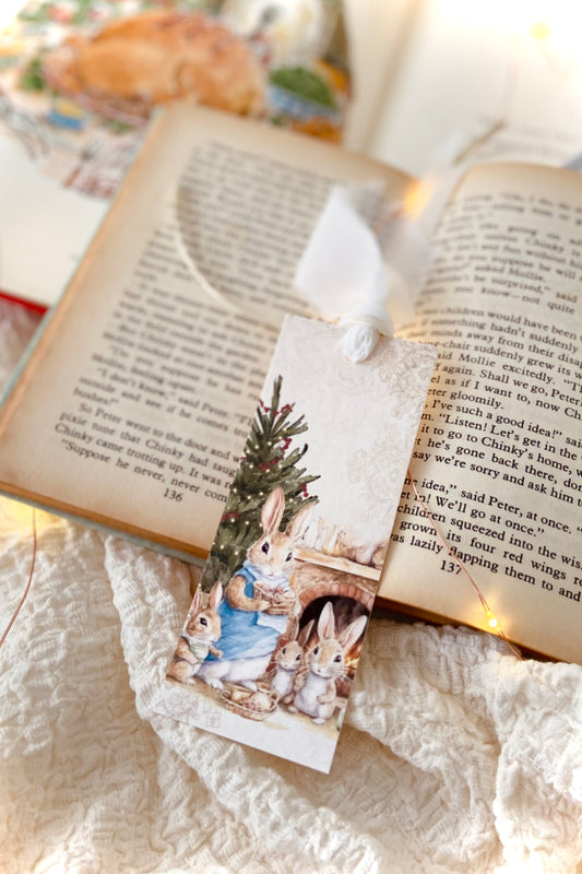 Fernwood Bunny Family | Classic Christmas Tales | Bookmark