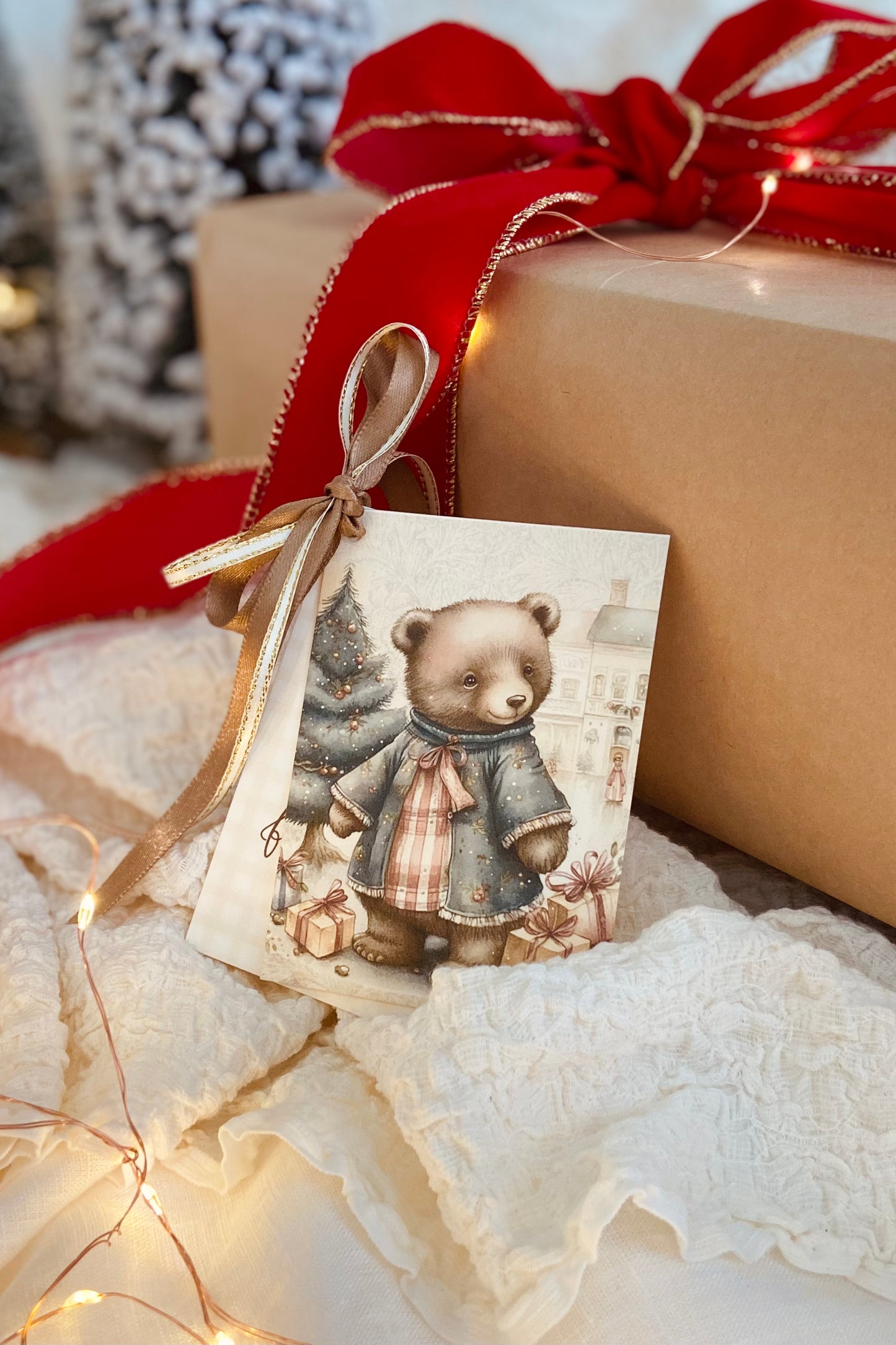 Gift Tags | Set of 4 | Classic Bears