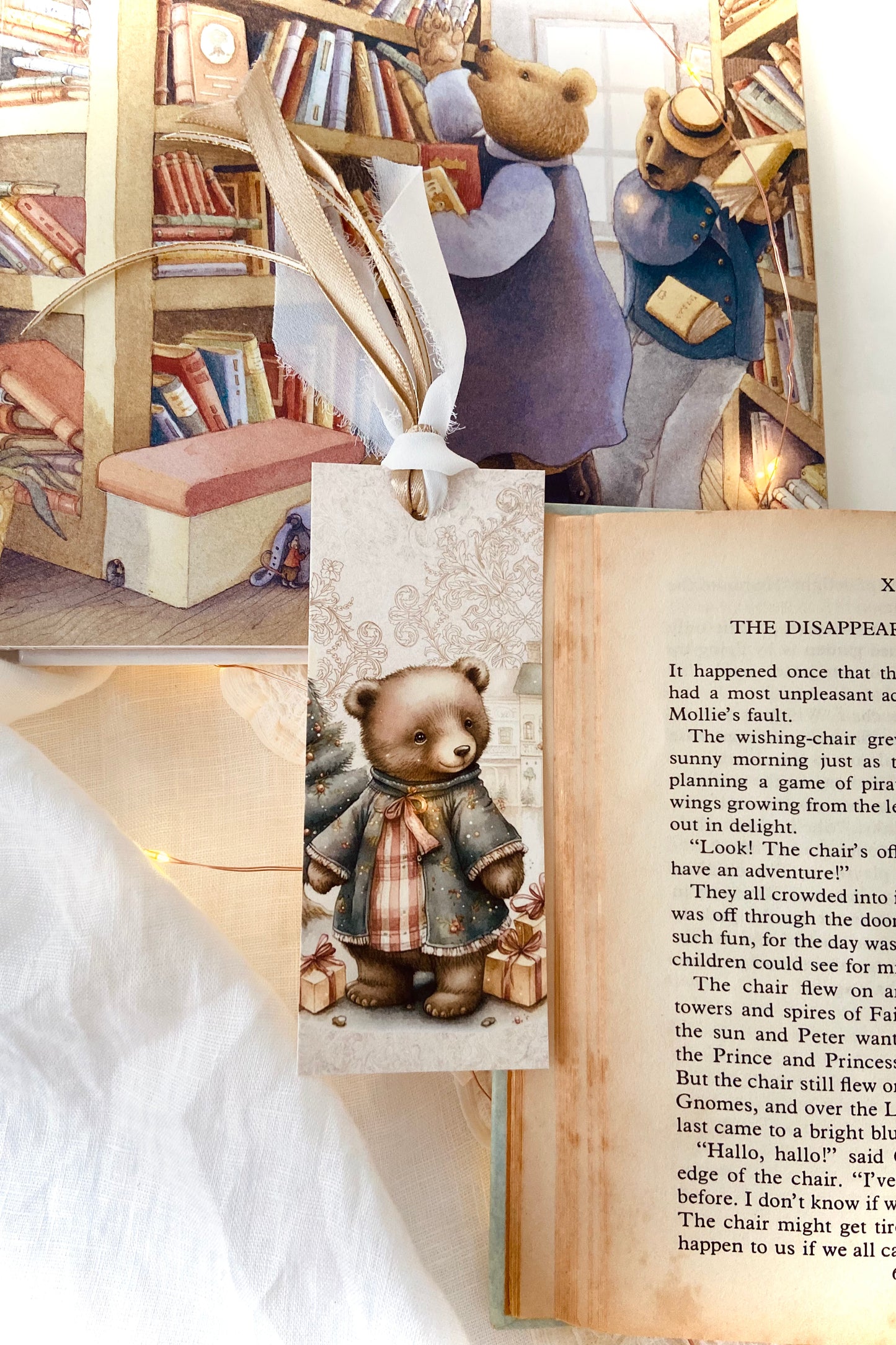 Evander Bear | Classic Christmas Tales | Bookmark