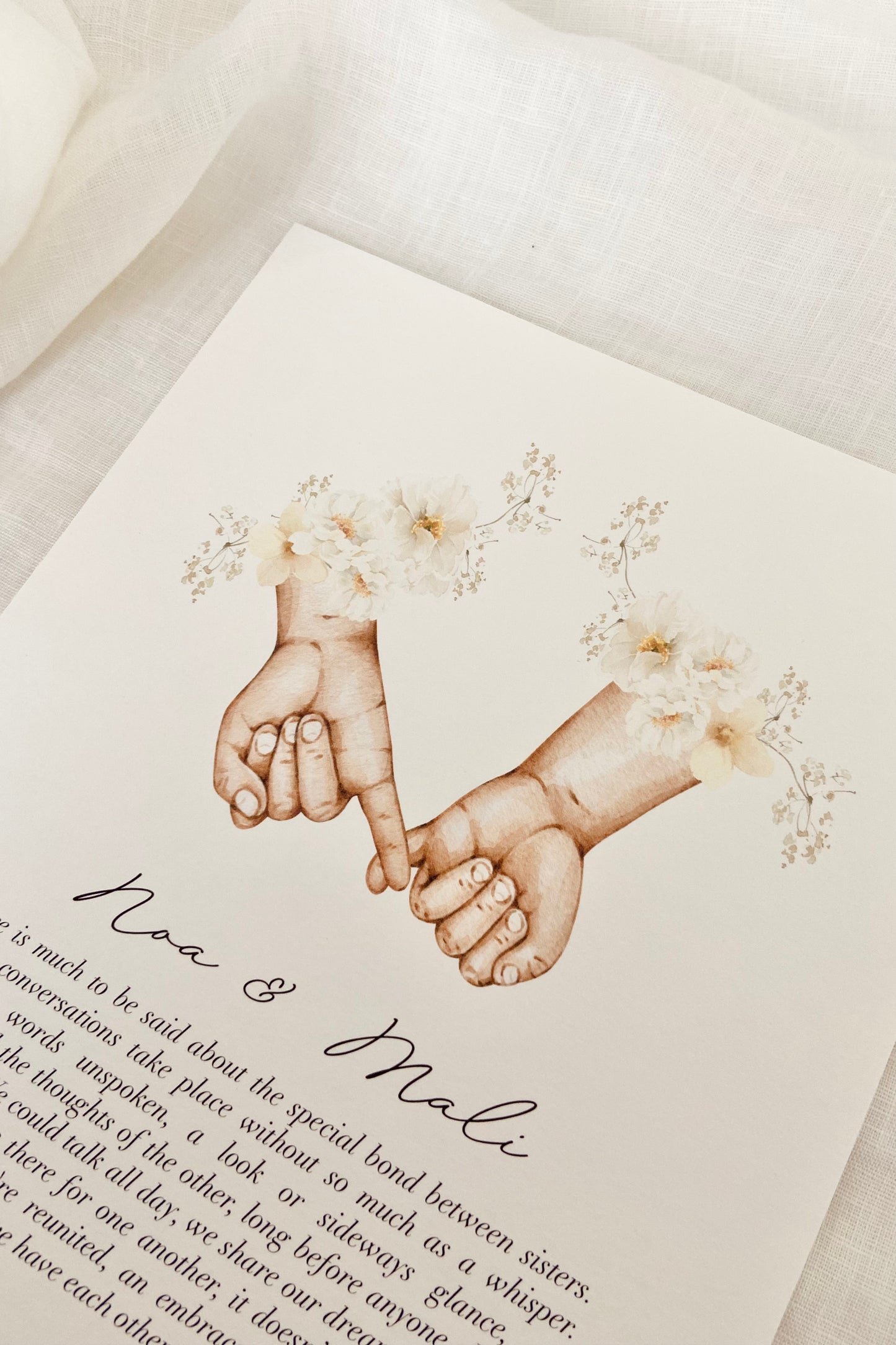 Sisters: Pinky Promise Custom Print