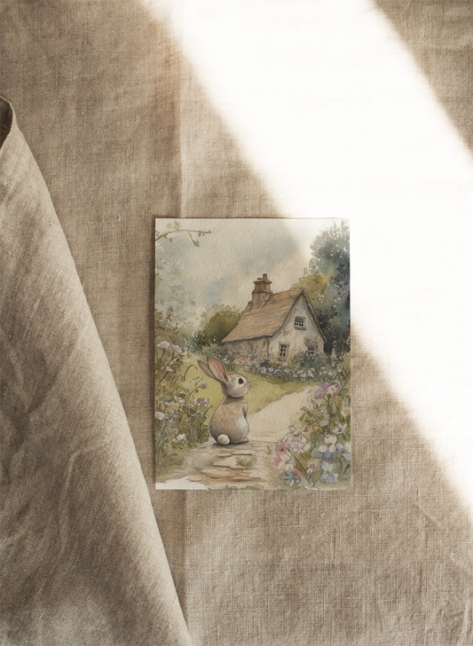 Bunny’s Cottage | Artisan Easter Card