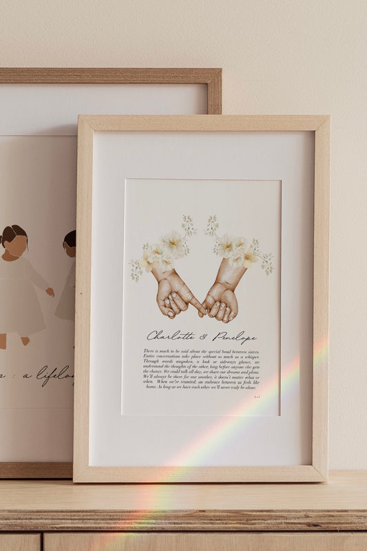 Sisters: Pinky Promise Custom Print