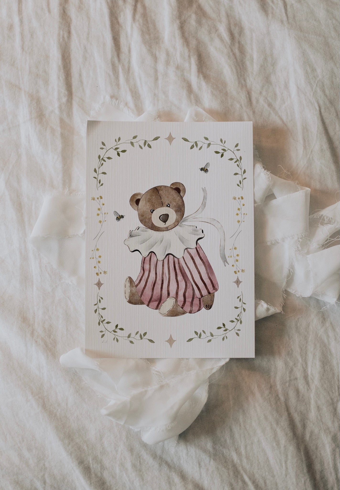 Bartholomew Bear | Flora Edition | Tapestry of Tales