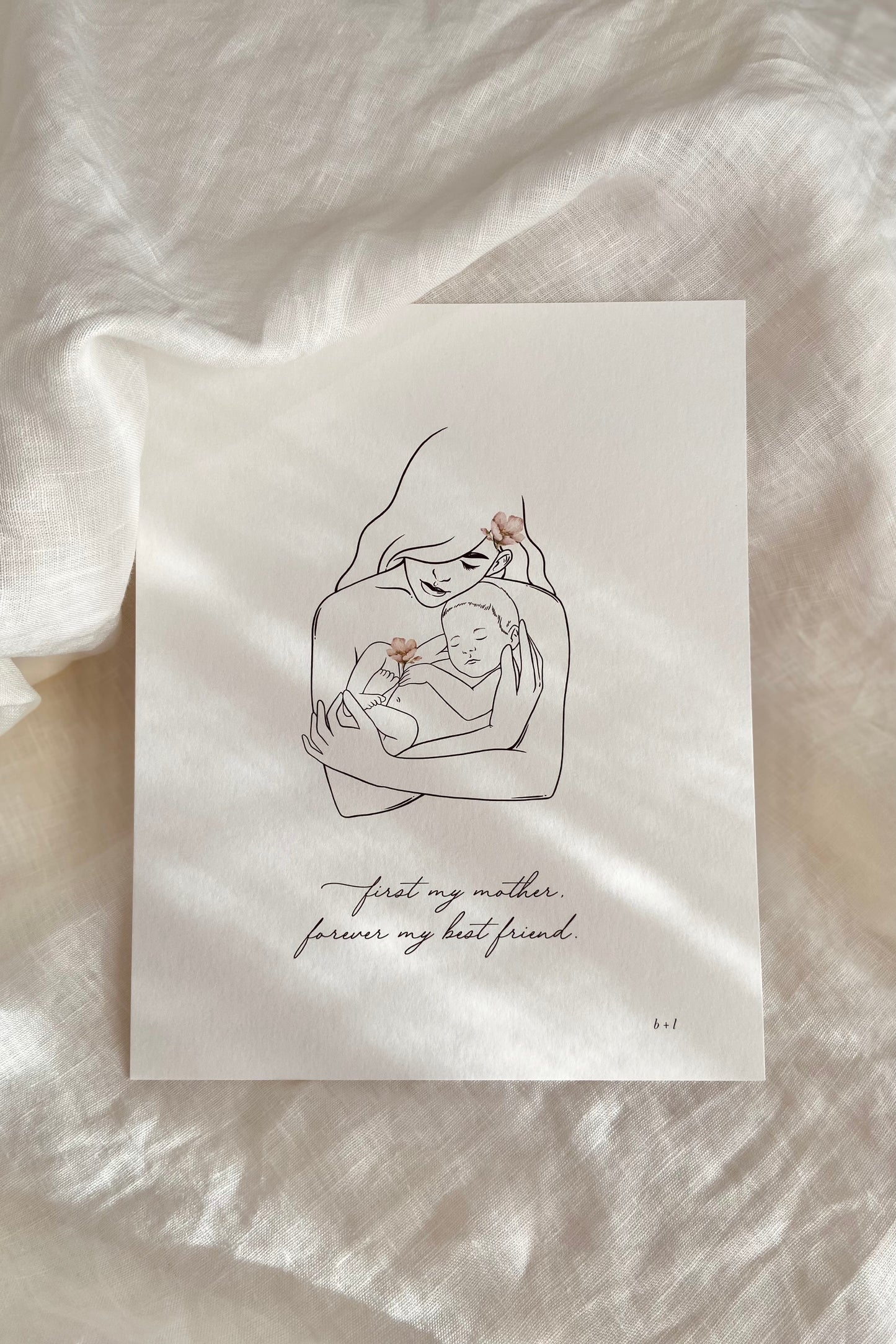 Best Friends | Mother’s Day Prose + Line Art