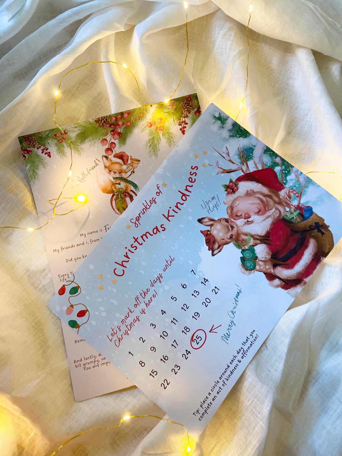 Sprinkles of Christmas Kindness: Acts of Kindness + Affirmations for Children