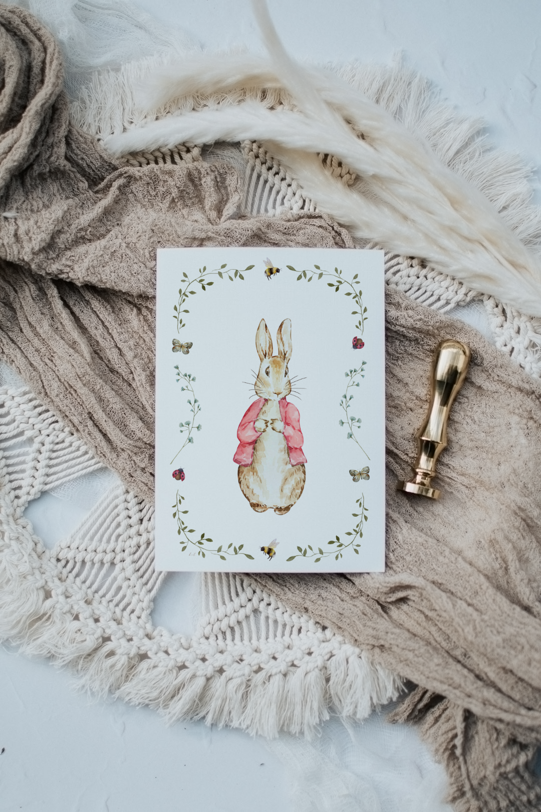 Girl Rabbit | Artisan Card