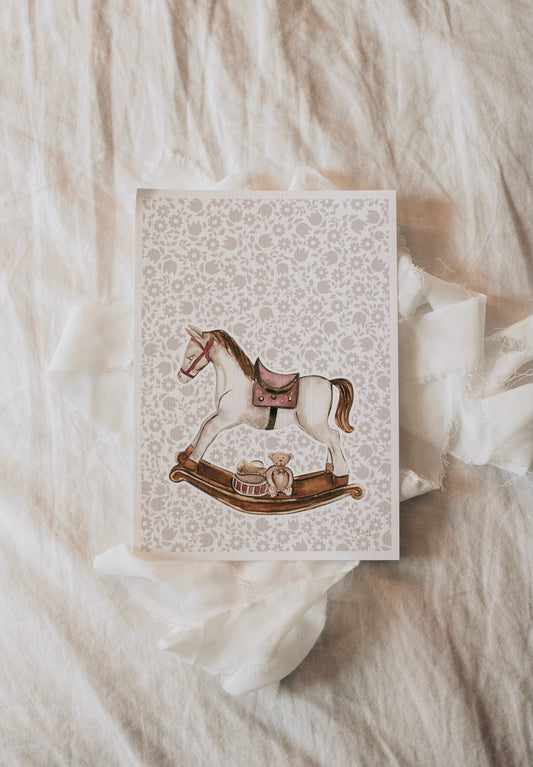 Clementine’s Rocking Horse - Floral Edition - Whimsical Lane