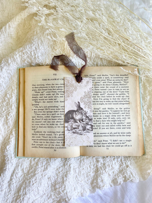 Briar & Her Baby Bunnies | Artisan Easter Bookmark