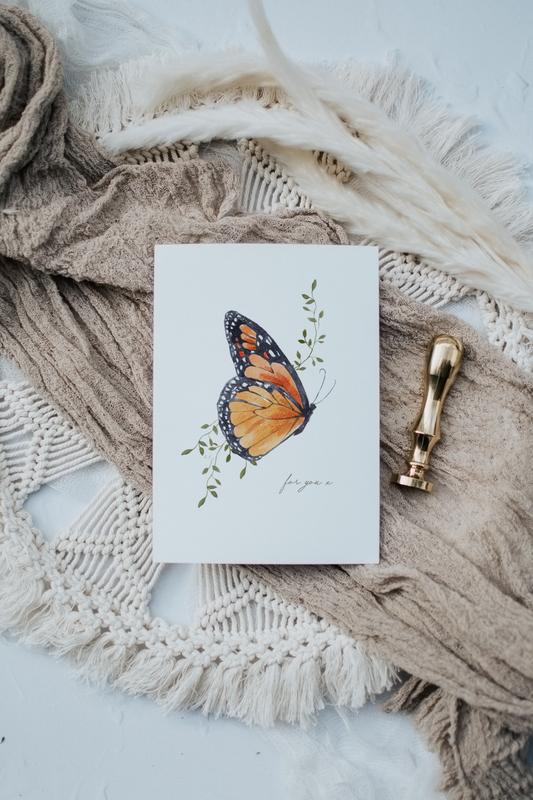 Monarch Butterfly | Artisan Card