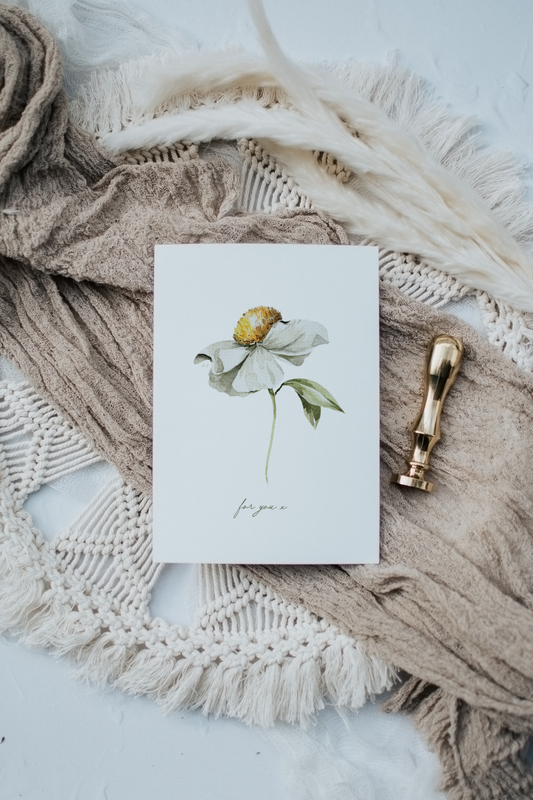 Single Stem Bloom | Artisan Card