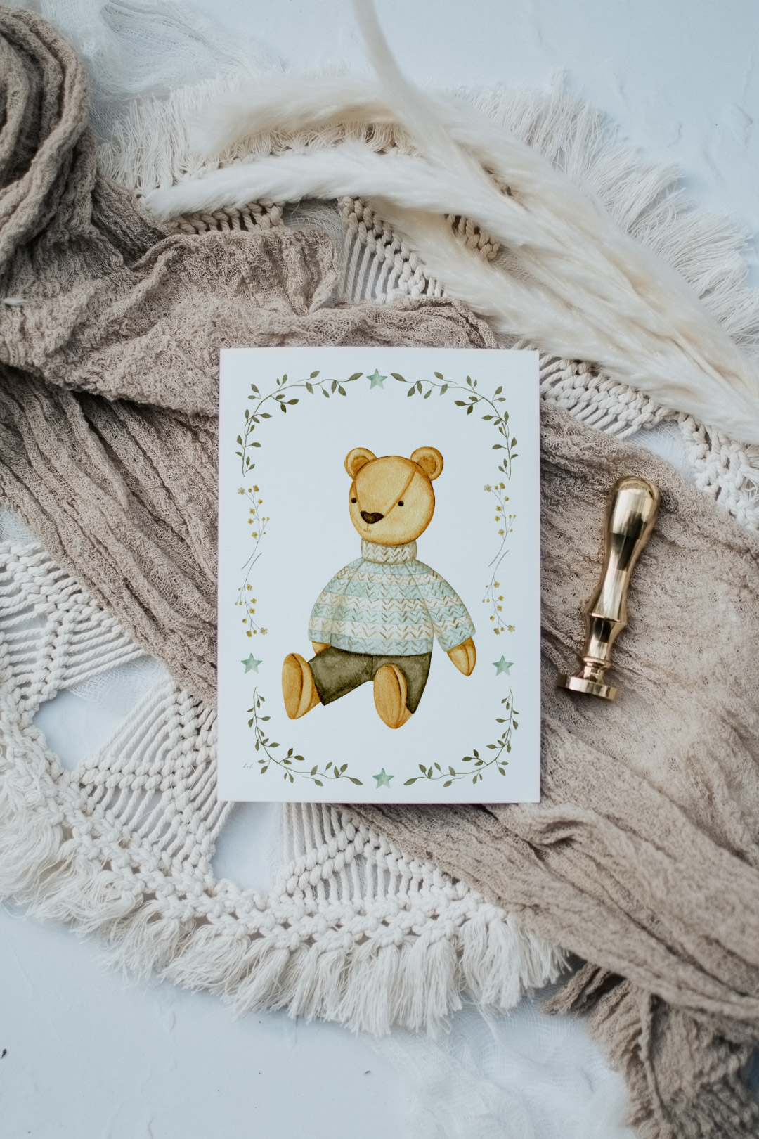 Teddy Bear | Artisan Card